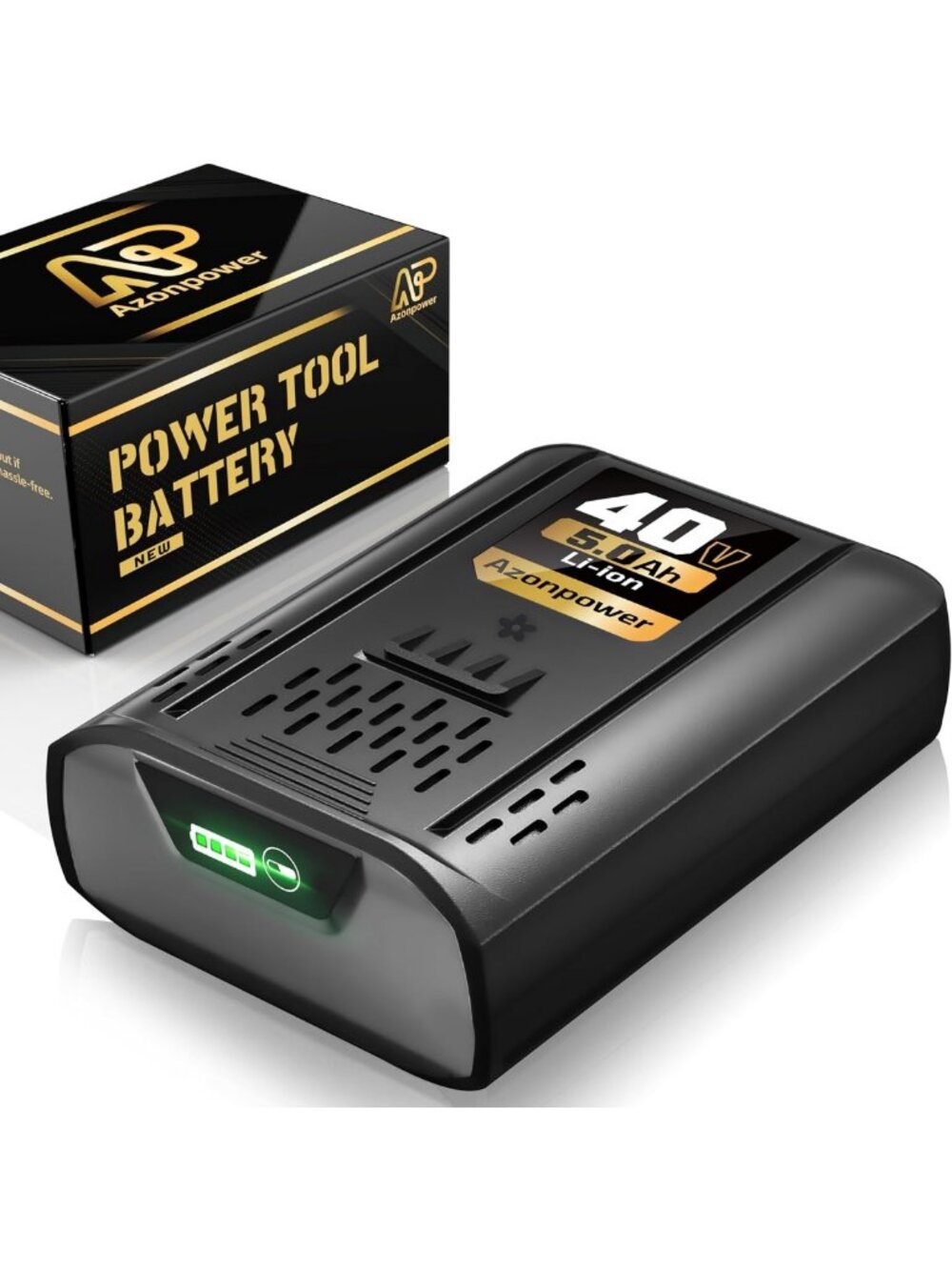 40V Lithium-Ion Replacement Battery 5.0Ah for Cordless Power Tools | Fast